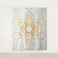 Metatron's Cube Sacred Geometry - Koper en Goud