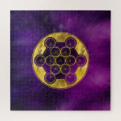 Metatron's Cube Sacred Geometry Legpuzzel (Horizontaal)