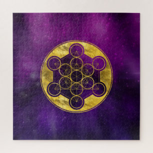 Metatron's Cube Sacred Geometry Legpuzzel