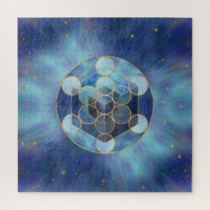 Metatron's Cube Sacred Geometry Legpuzzel