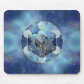 Metatron's Cube Sacred Geometry Muismat (Voorkant)