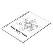 Metatron's Cube Sacred Geometry Notitieboek (Linkerzijde)