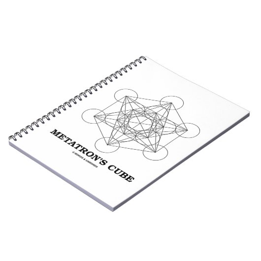Metatron's Cube Sacred Geometry Notitieboek (Linkerzijde)