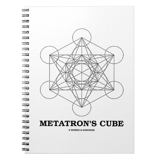 Metatron's Cube Sacred Geometry Notitieboek (Voorkant)