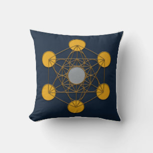 Metatron's Cube Sacred Geometry Pillow Kussen