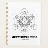 Metatron's Cube Sacred Geometry Planner (Voorkant)