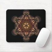 Metatron's Cube - Sacred Geometry Symbol Muismat (Met muis)