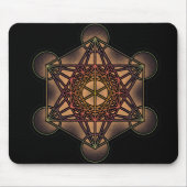 Metatron's Cube - Sacred Geometry Symbol Muismat (Voorkant)