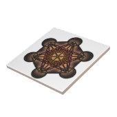 Metatron's Cube - Sacred Geometry Symbol Tegeltje (Zijkant)