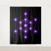 Metatron's Cube Series V3 Tapestry Wandkleed (Voorkant)