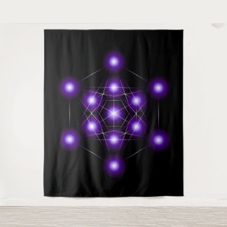 Metatron's Cube Series V3 Tapestry Wandkleed