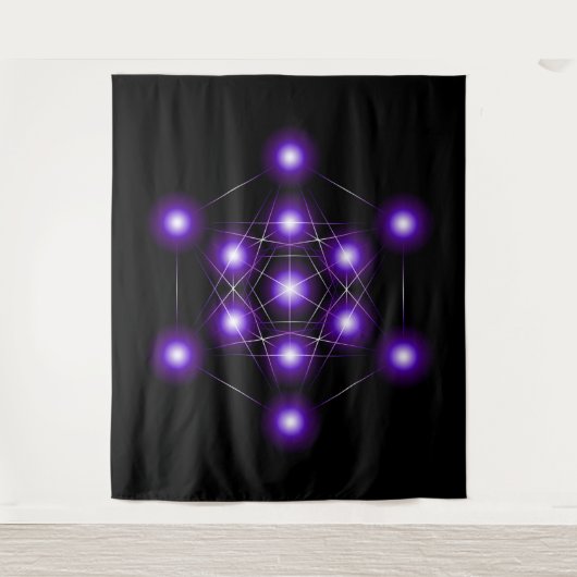 Metatron's Cube Series V3 Tapestry Wandkleed (Voorkant)