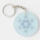 Metatron's Cube Sleutelhanger (Voorkant)