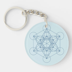 Metatron's Cube Sleutelhanger