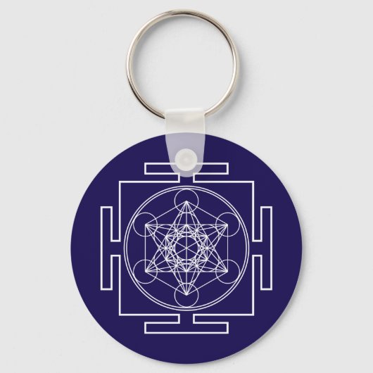 Metatron's Cube Sleutelhanger (Voorkant)