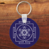Metatron's Cube Sleutelhanger (Voorkant)