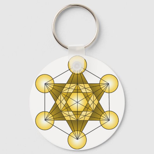 Metatron's Cube Sleutelhanger (Voorkant)