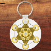 Metatron's Cube Sleutelhanger (Voorkant)