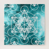 Metatron's Cube Space Puzzle 676 stuks Legpuzzel (Verticaal)