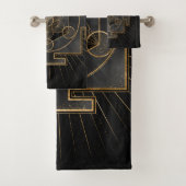 Metatron's Cube Sri Yantra Sacred Geometry Bad Handdoek (Insitu)