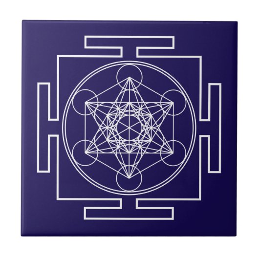 Metatron's Cube Tegeltje (Voorkant)