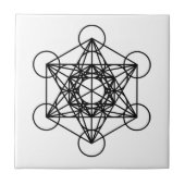 Metatrons Cube Tegeltje (Voorkant)