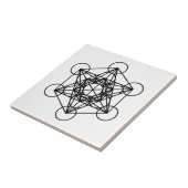 Metatrons Cube Tegeltje (Zijkant)
