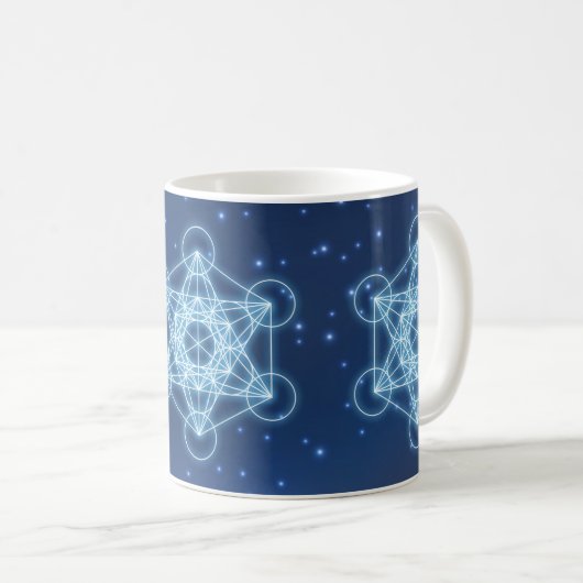 Metatron's Cube Universe Koffiemok (Voorkant rechts)