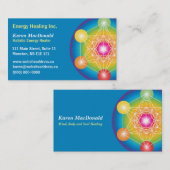 Metatron's Cube Visitekaartje (Voorkant / Achterkant)