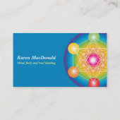 Metatron's Cube Visitekaartje (Achterkant)