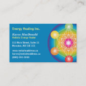 Metatron's Cube Visitekaartje (Voorkant)