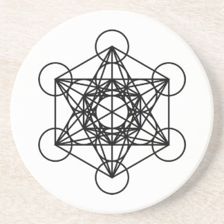 Metatrons Cube Zandsteen Onderzetter