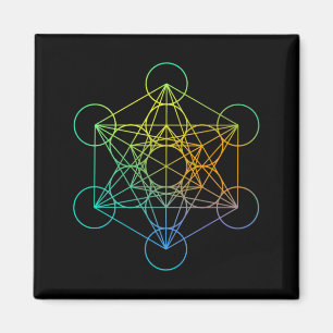 Metatrons Kubus Heilige Geometrie Grappige Familie Magneet
