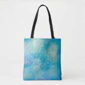 Metatron's Kubus Heilige Geometrie Tote Bag (Voorkant)