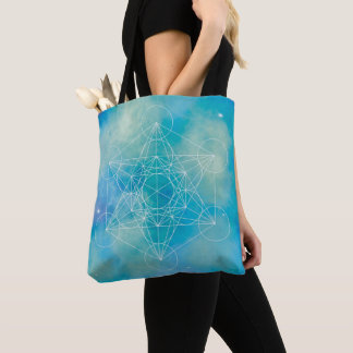 Metatron's Kubus Heilige Geometrie Tote Bag