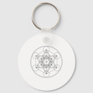 Metatrons Kubus Heilige Geometrie Yoga Spiritueel  Sleutelhanger