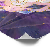 Metatron's kubus in Gemstone lotus Poster (Hoek)