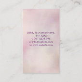 Metatron's kubus in Gemstone lotus Sacred Geometry Visitekaartje (Achterkant)