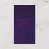 Metatron's kubus in Gemstone lotus Sacred Geometry Visitekaartje (Achterkant)