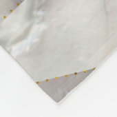 Metatron's kubus in lotus Sacred Geometry Fleece Deken (Hoek)