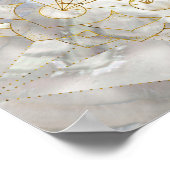 Metatron's kubus in lotus Sacred Geometry Poster (Hoek)