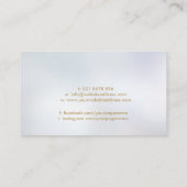 Metatron's kubus in lotusbloem visitekaartje (Achterkant)