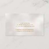 Metatron's kubus in lotusbloem visitekaartje (Achterkant)