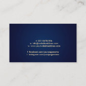 Metatron's kubus in lotusbloem visitekaartje (Achterkant)