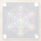 Metatron's kubus met Onderzetter voor bloem (Achterkant)