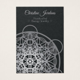Metatron's kubus of Life Earring Card Visitekaartje