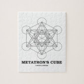 Metatron's kubus (Sacred Geometry) Legpuzzel (Verticaal)