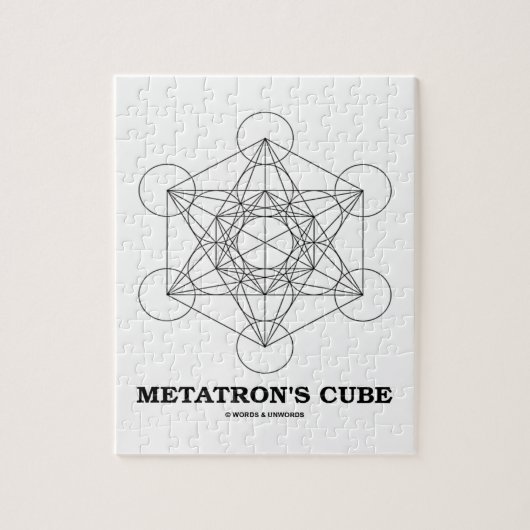 Metatron's kubus (Sacred Geometry) Legpuzzel (Verticaal)