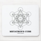 Metatron's kubus (Sacred Geometry) Muismat (Voorkant)