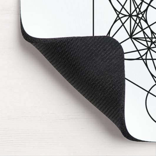 Metatron's kubus (wit) muismat (Hoek)